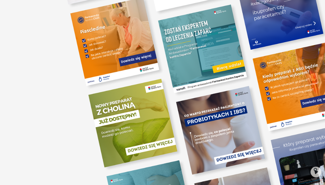 Kreacje digital do farmaceutów